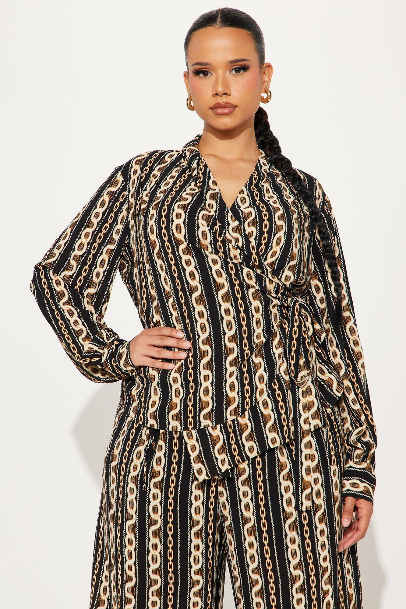 Status Icon Pant Set - Black/combo Product Image