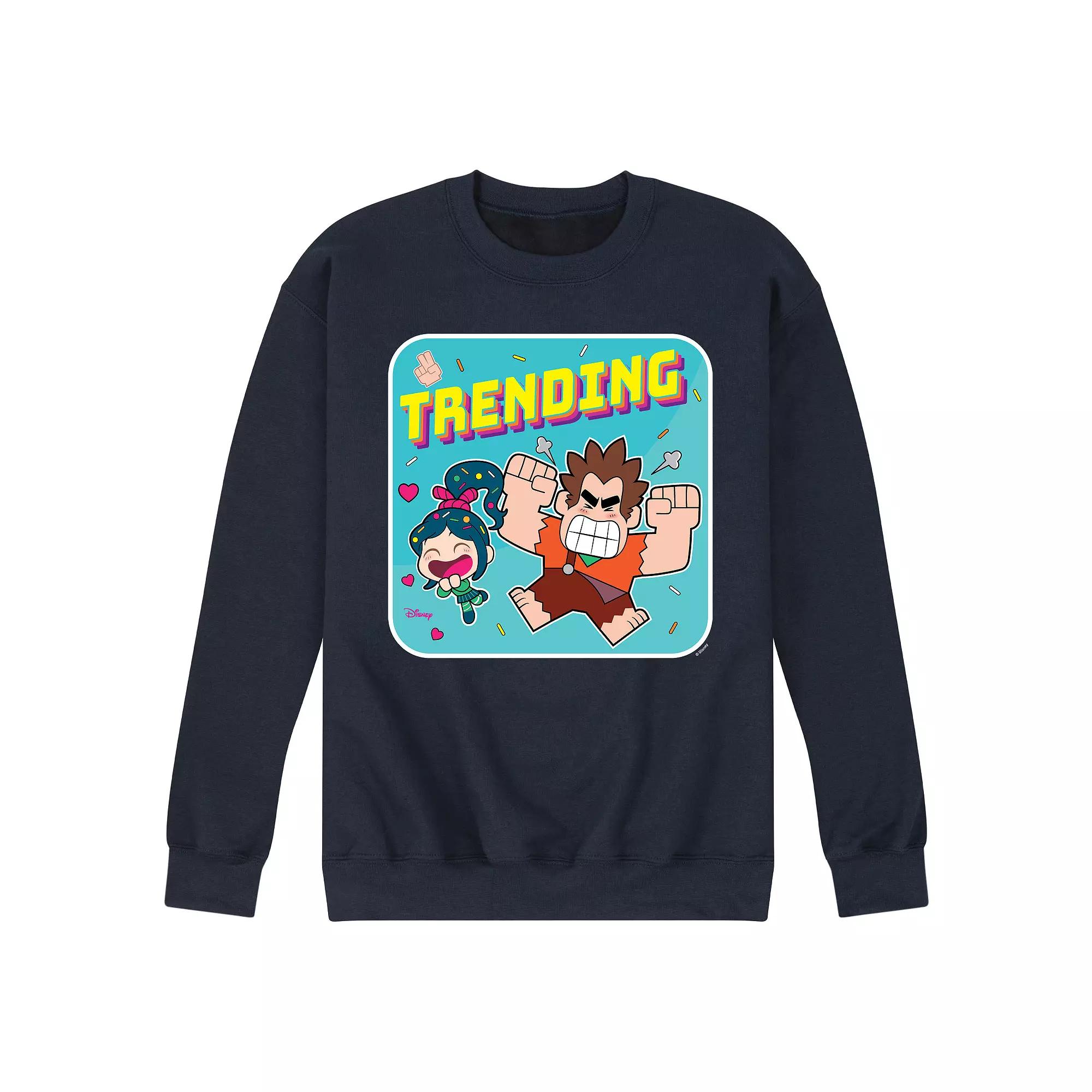 Disney's Wreck It Ralph Men's Trending Fleece Sweatshirt,  Product Image