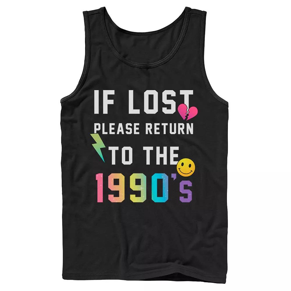 Men's Fifth Sun If Lost Please Return To The 1990's Tank Top,  Product Image
