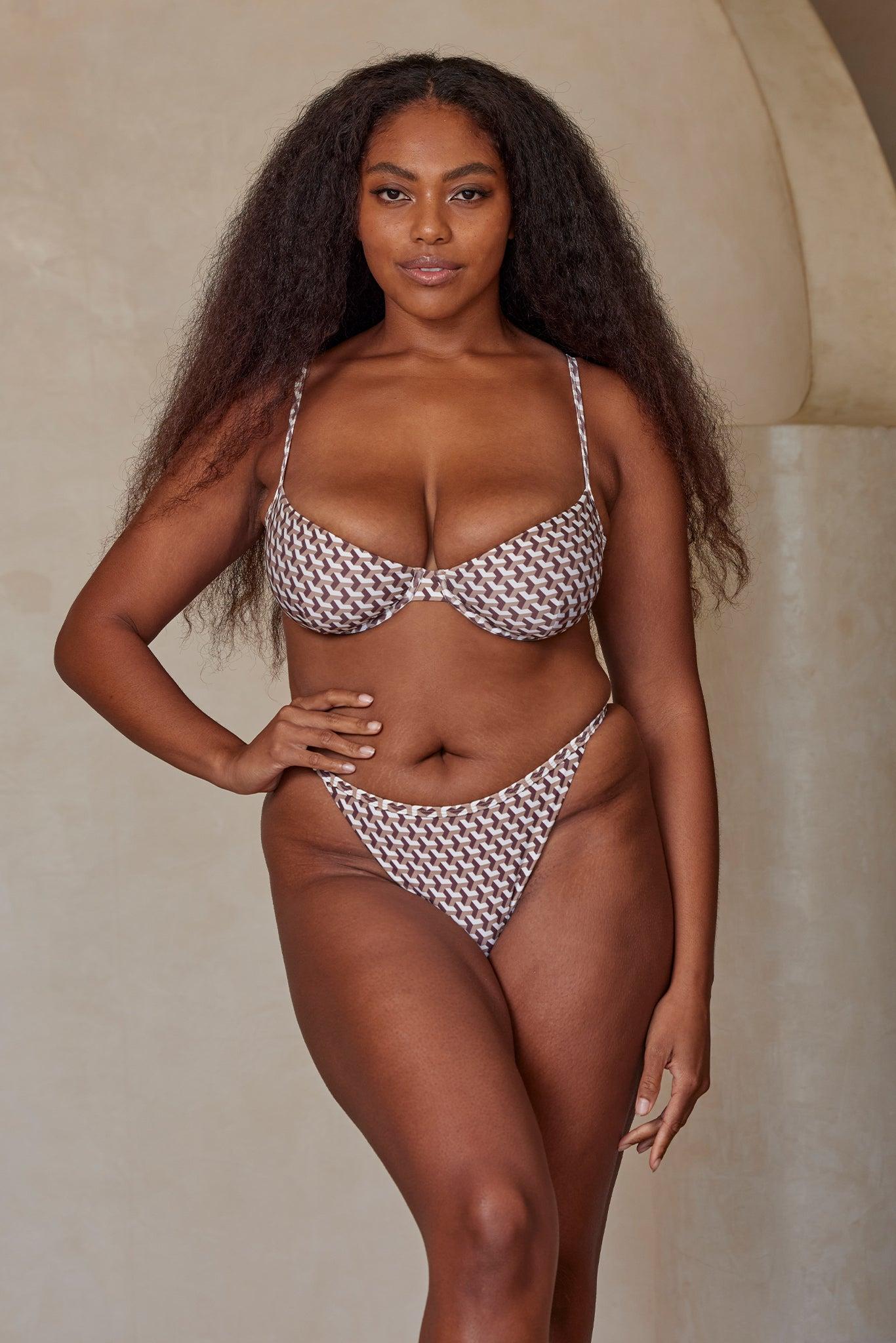 Capri Top - Husk Geo Product Image