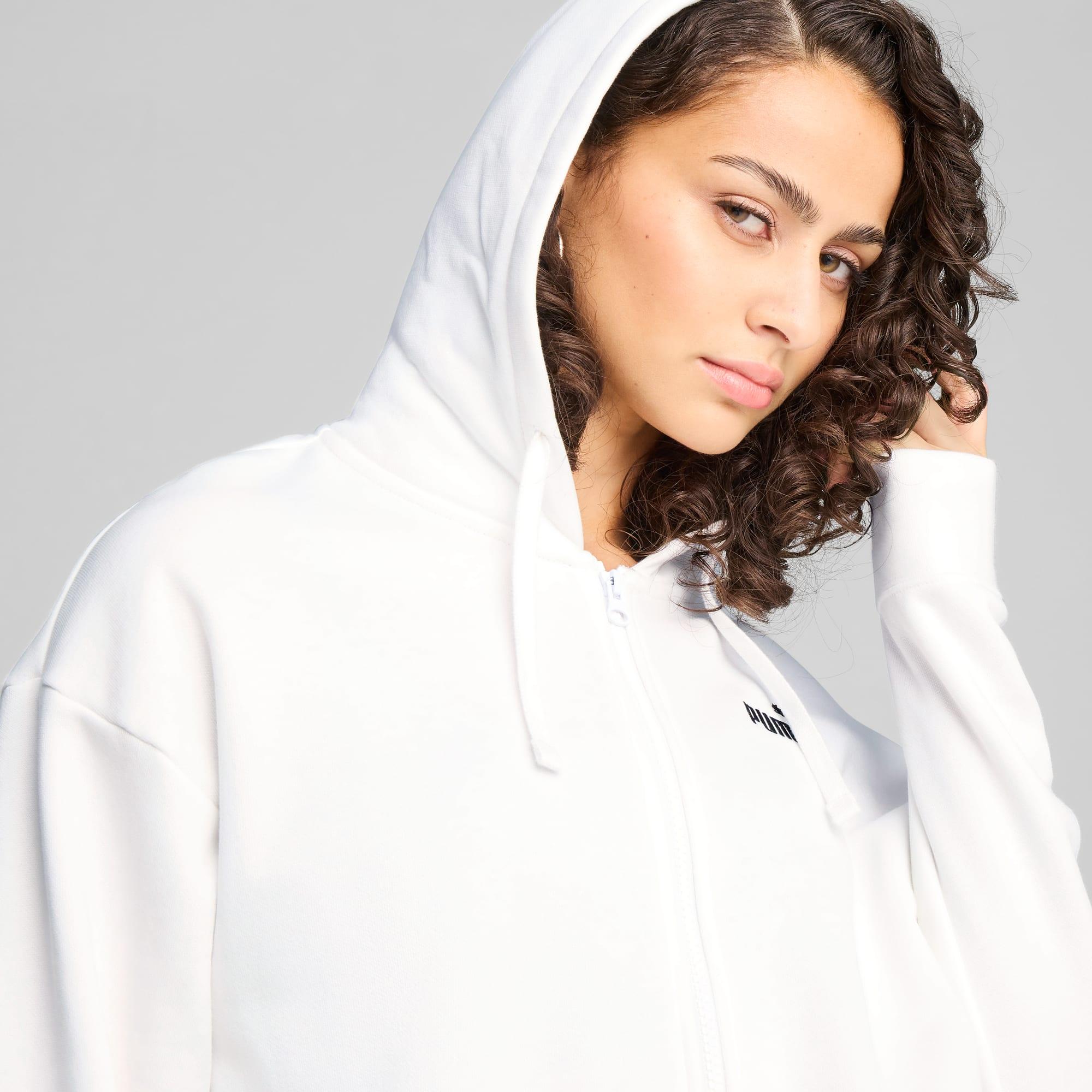 Essentials Small No. 1 Logo Fleece Women's Comfort Full-Zip Hoodie Product Image