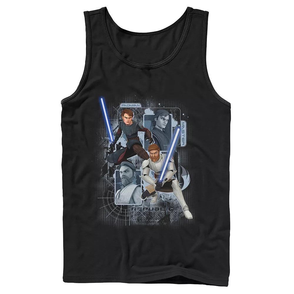 Men's Star Wars Clone Wars Padawan Master Tank Top,  Product Image
