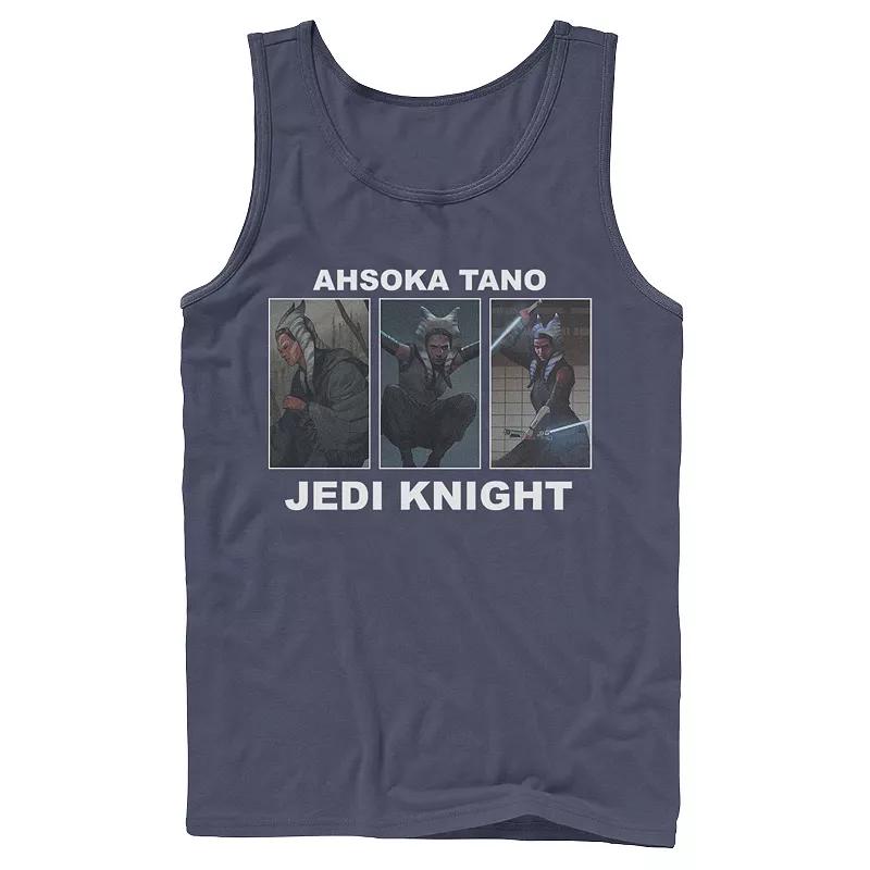 Men's Star Wars The Mandalorian Ahsoka Tano Jedi Knight Portrait Panels Tank Top,  Product Image