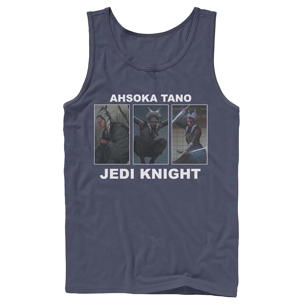 Men's Star Wars The Mandalorian Ahsoka Tano Jedi Knight Portrait Panels Tank Top,  Product Image
