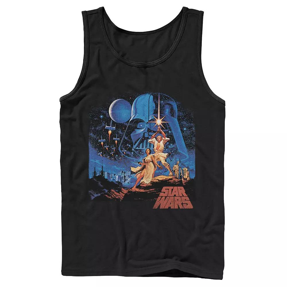 Men's Star Wars The Mandalorian Ahsoka Tano Jedi Knight Portrait Panels Tank Top,  Product Image