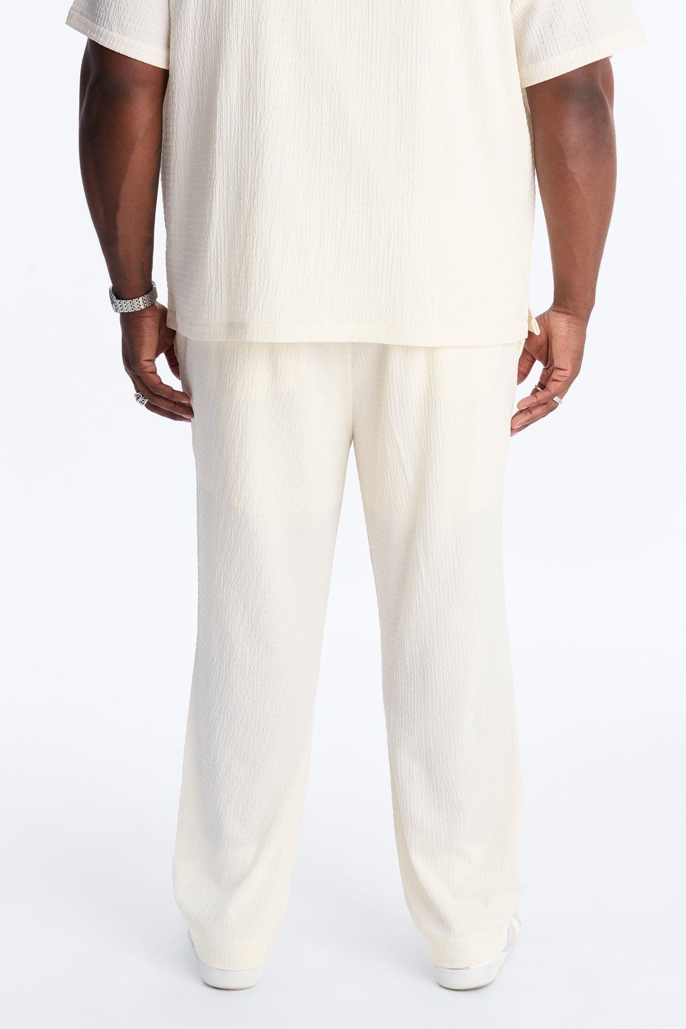 Straight Burton Pant - Off White Male Product Image