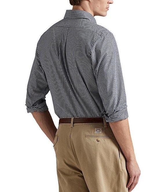 Polo Ralph Lauren Slim Fit Gingham Stretch Poplin Long Sleeve Woven Shirt Product Image