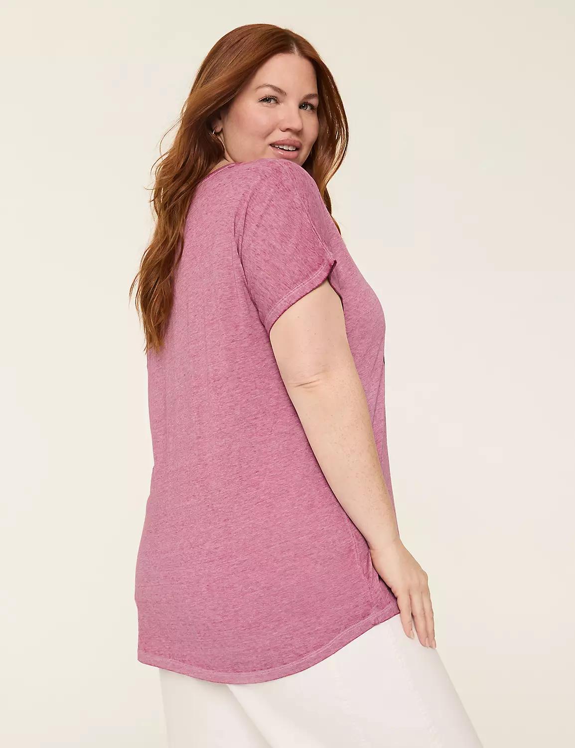 Rhinestone Minnie & Daisy Scoop-Neck Graphic Tee Product Image