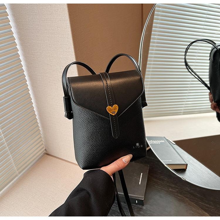 Vintage Fashion Heart Crossbody Shoulder Purse Product Image