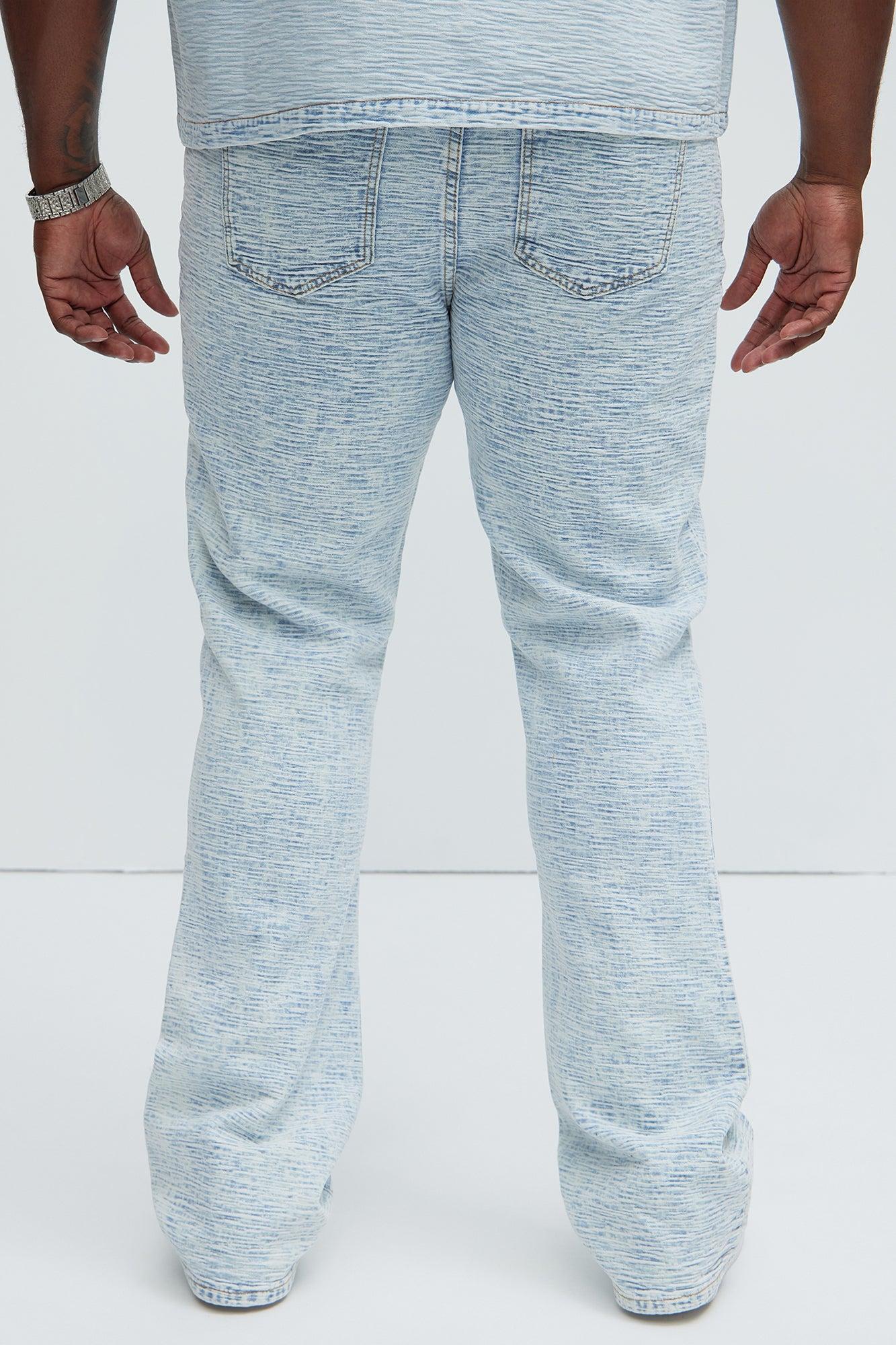 Will Stacked Slim Flare Jeans - Light Blue Wash Product Image