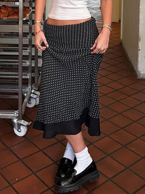 Printed Slim Straight Maxi Skirt Product Image