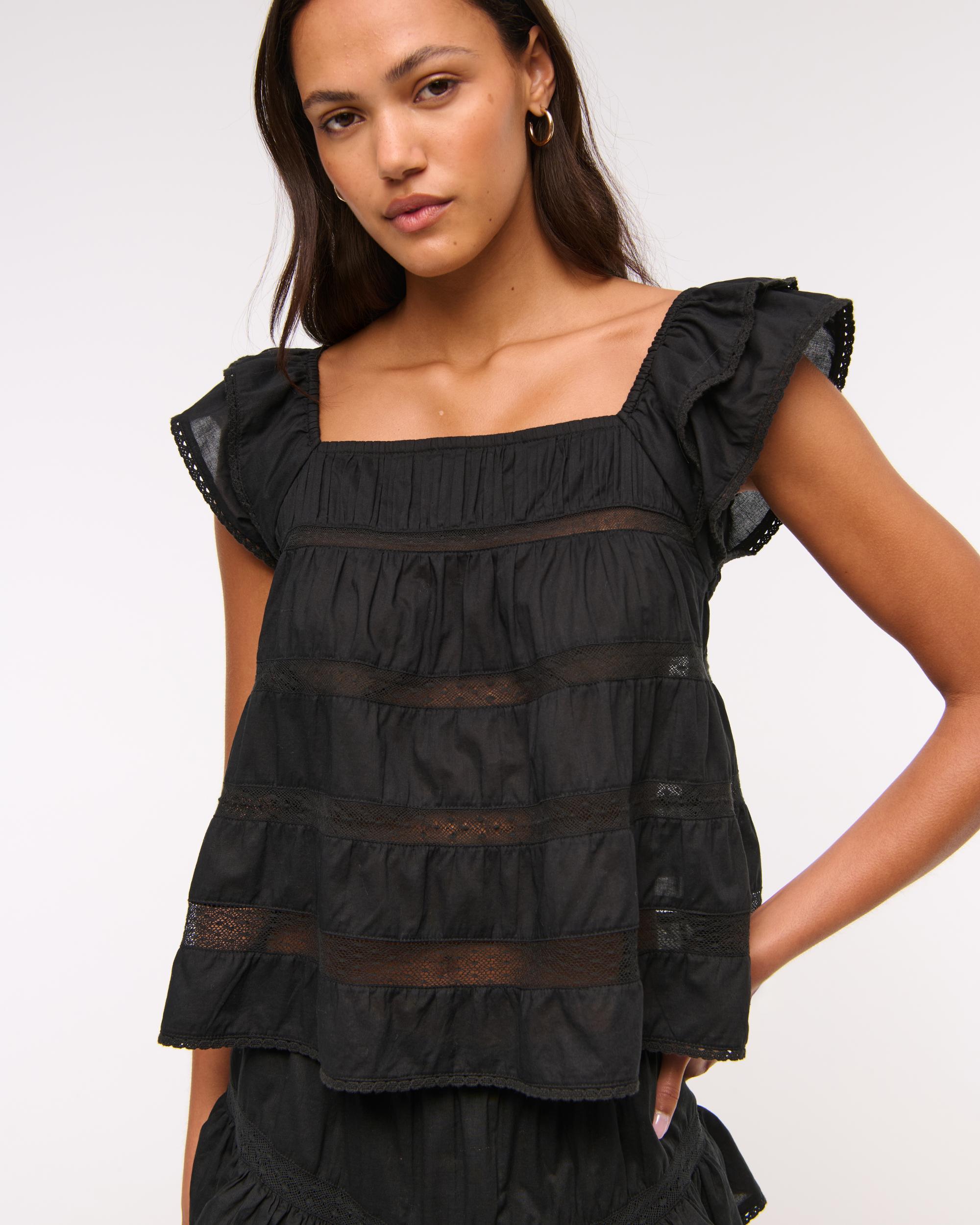 Ruffle Babydoll Top Product Image