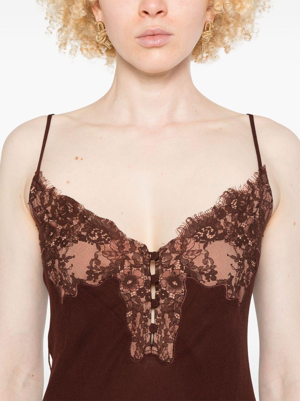 lace-embellished dress Product Image