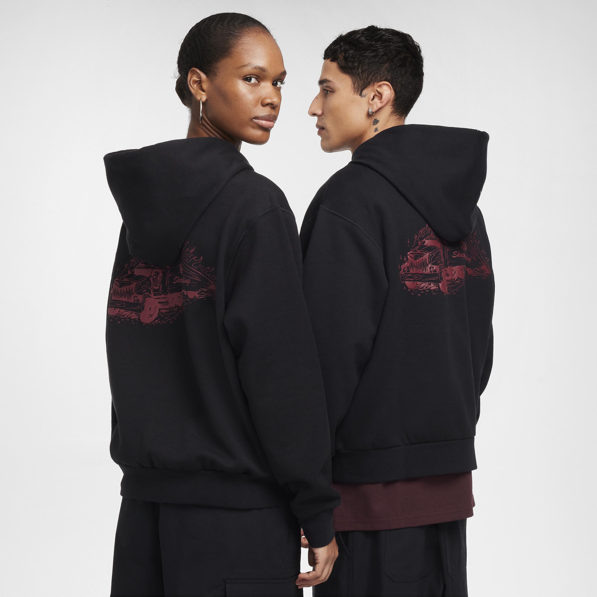 Mens Nike SB Skate Fleece Hoodie | FV7380-010 Product Image