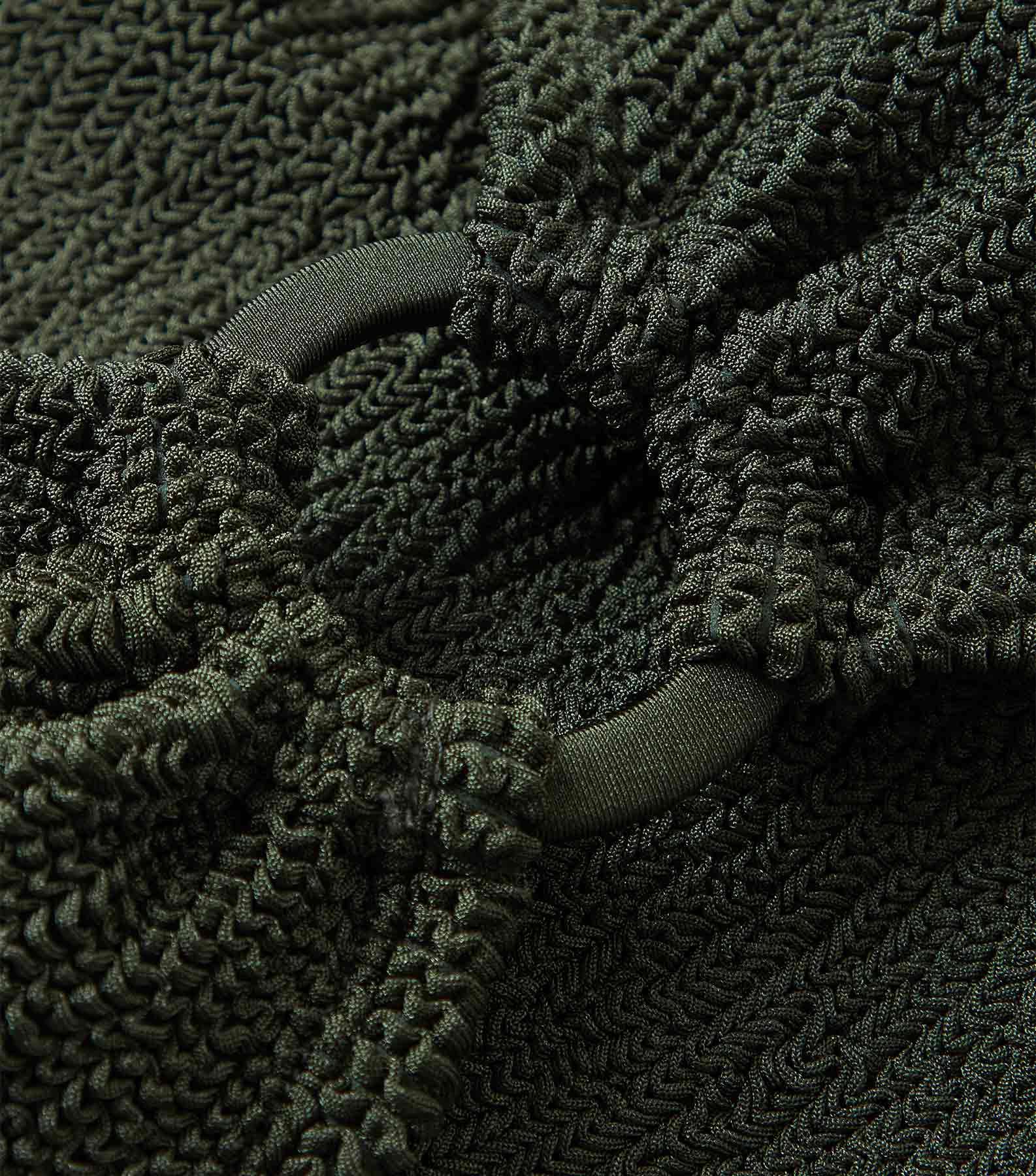 Julia Bikini With Tonal Hoops - Metallic Khaki Product Image