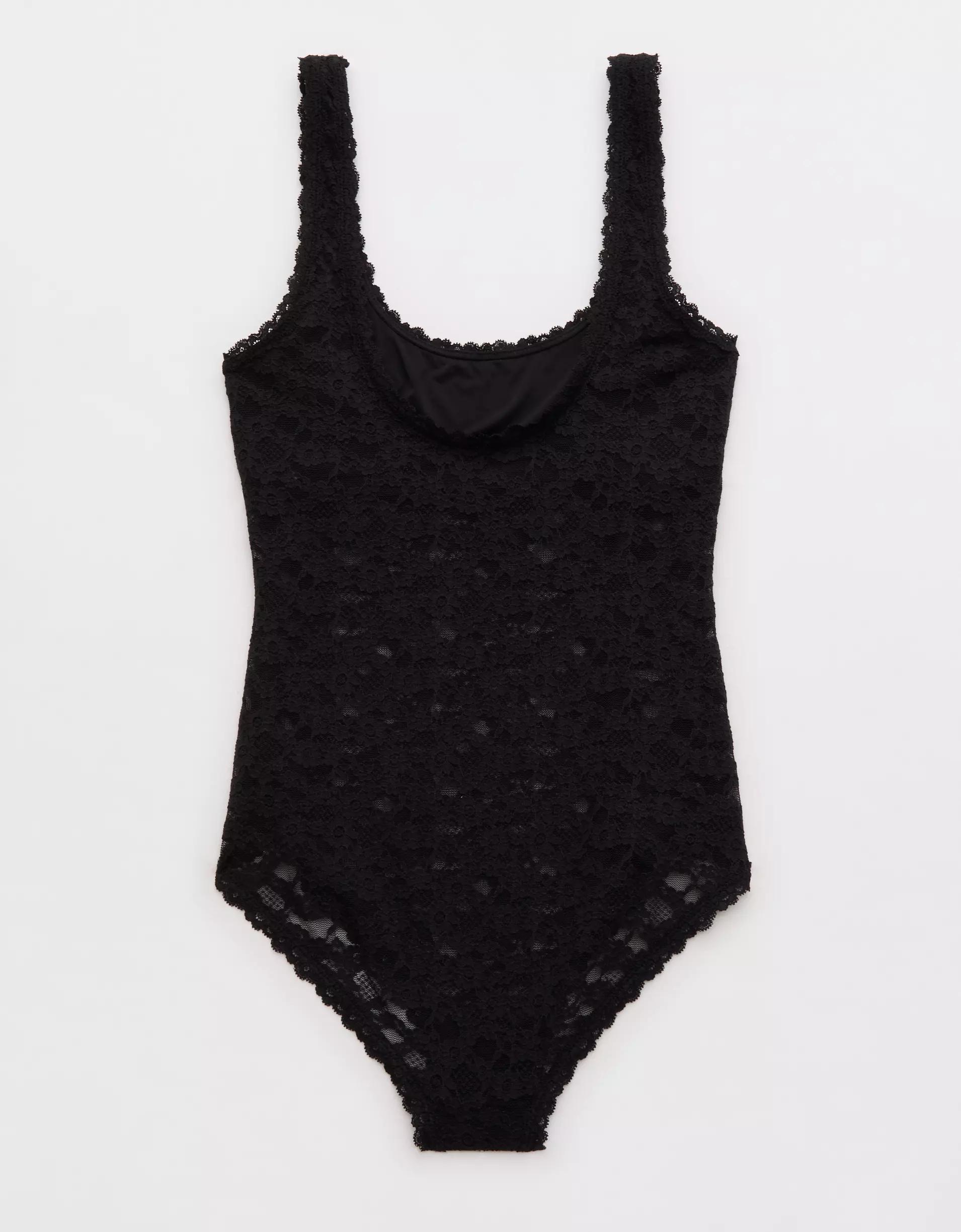 Show Off Vintage Lace Scoop Bodysuit Product Image