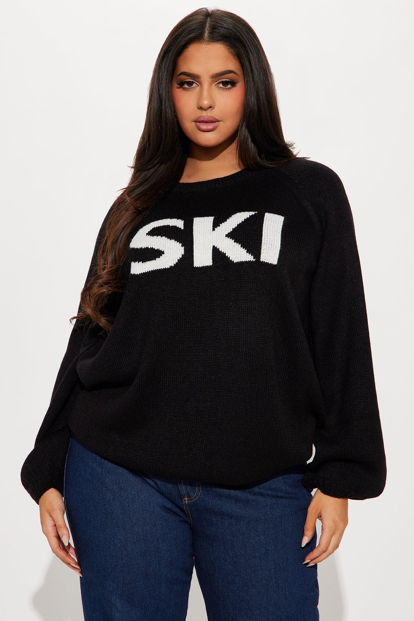 Ski Sweater - Black/White Product Image