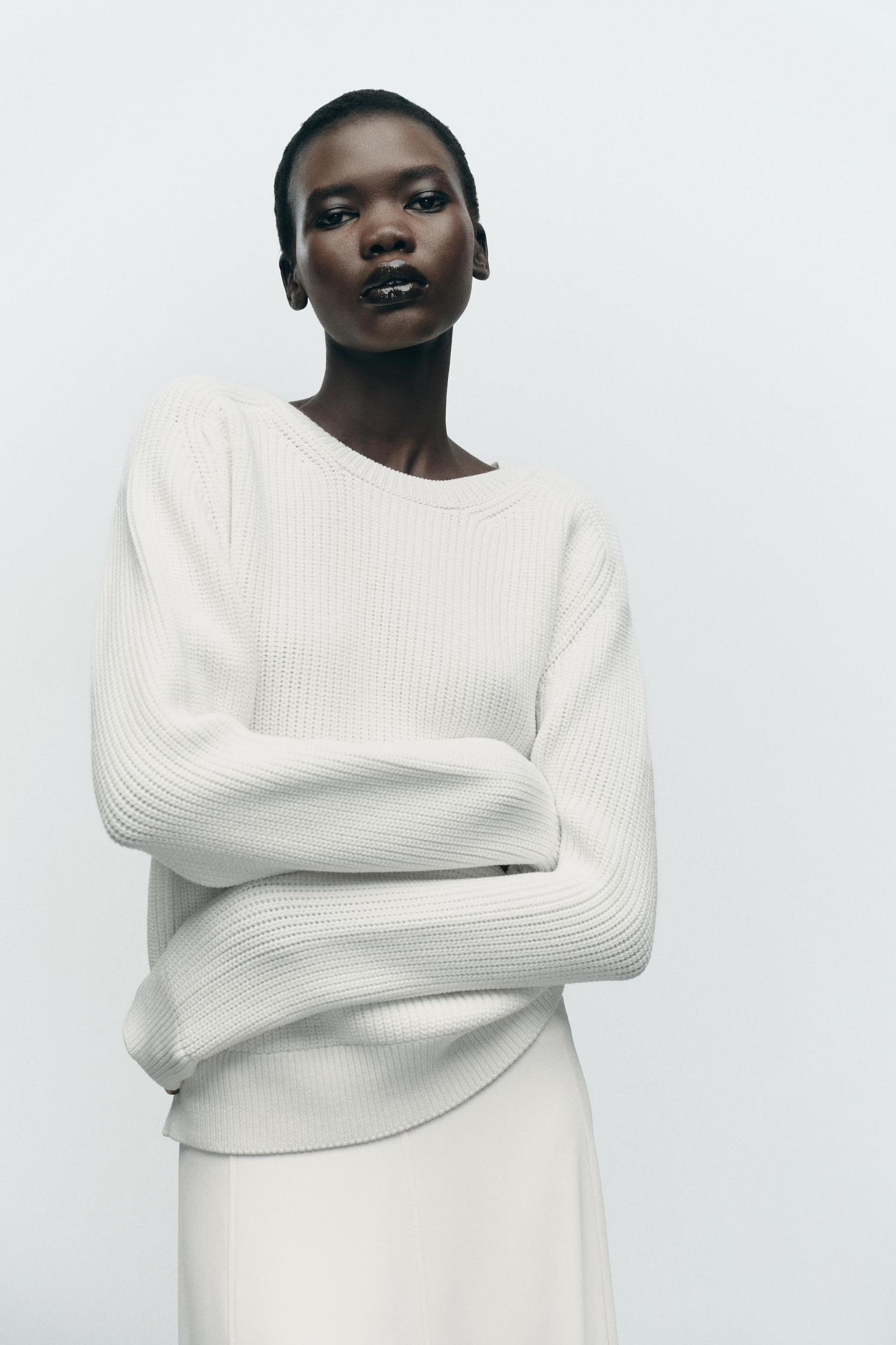 PURL KNIT SWEATER Product Image