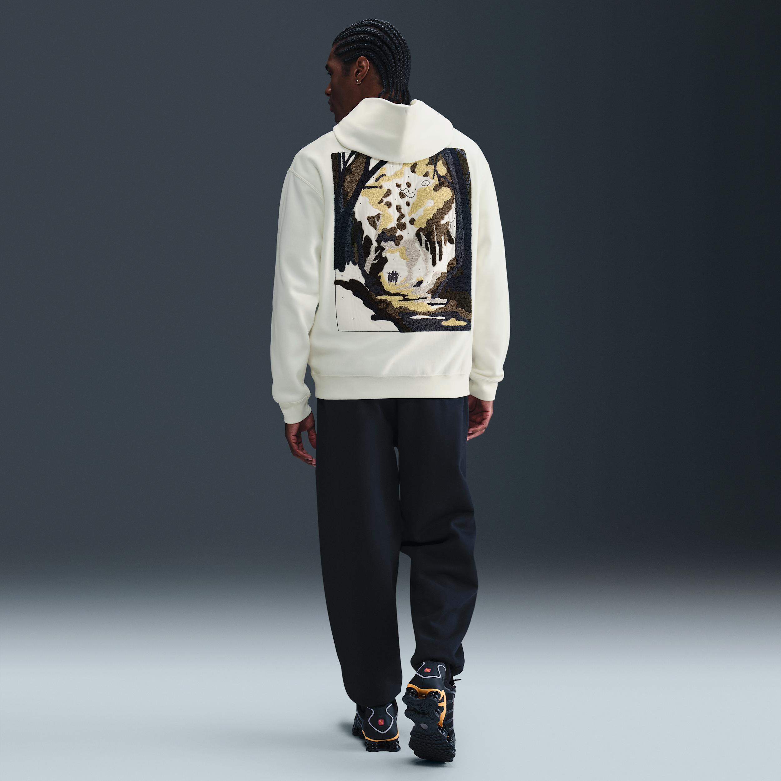 Nike Mens Solo Swoosh Pullover Hoodie | HV0891-133 Product Image