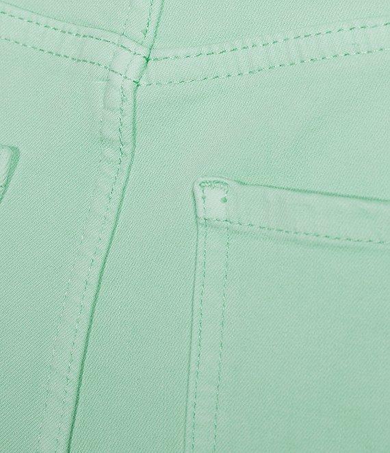 John Mark Frayed Straight Leg Cropped Pants Product Image