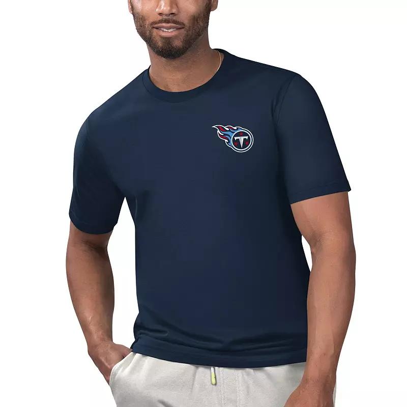 Men's Margaritaville College Navy Seattle Seahawks Licensed to Chill T-Shirt, Size: Medium, Blue Product Image