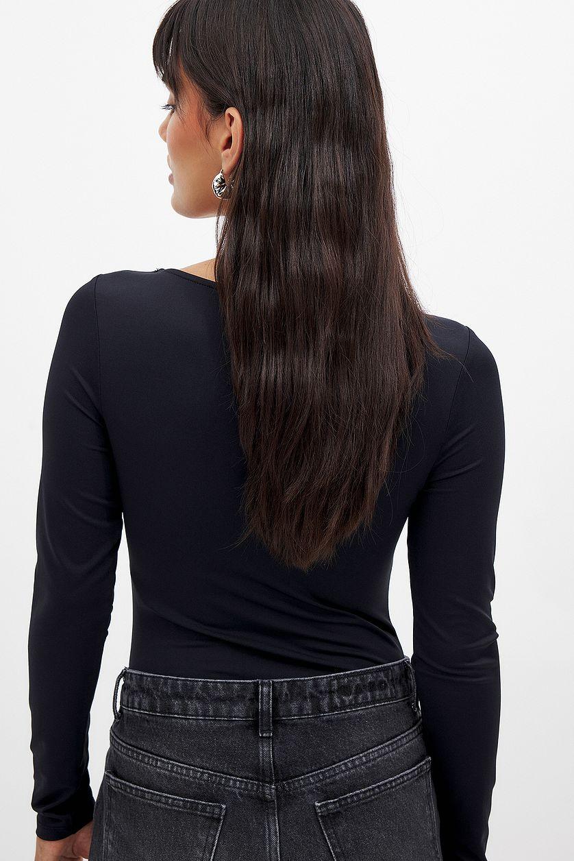 Body Hugging Scoop Neck Body Product Image