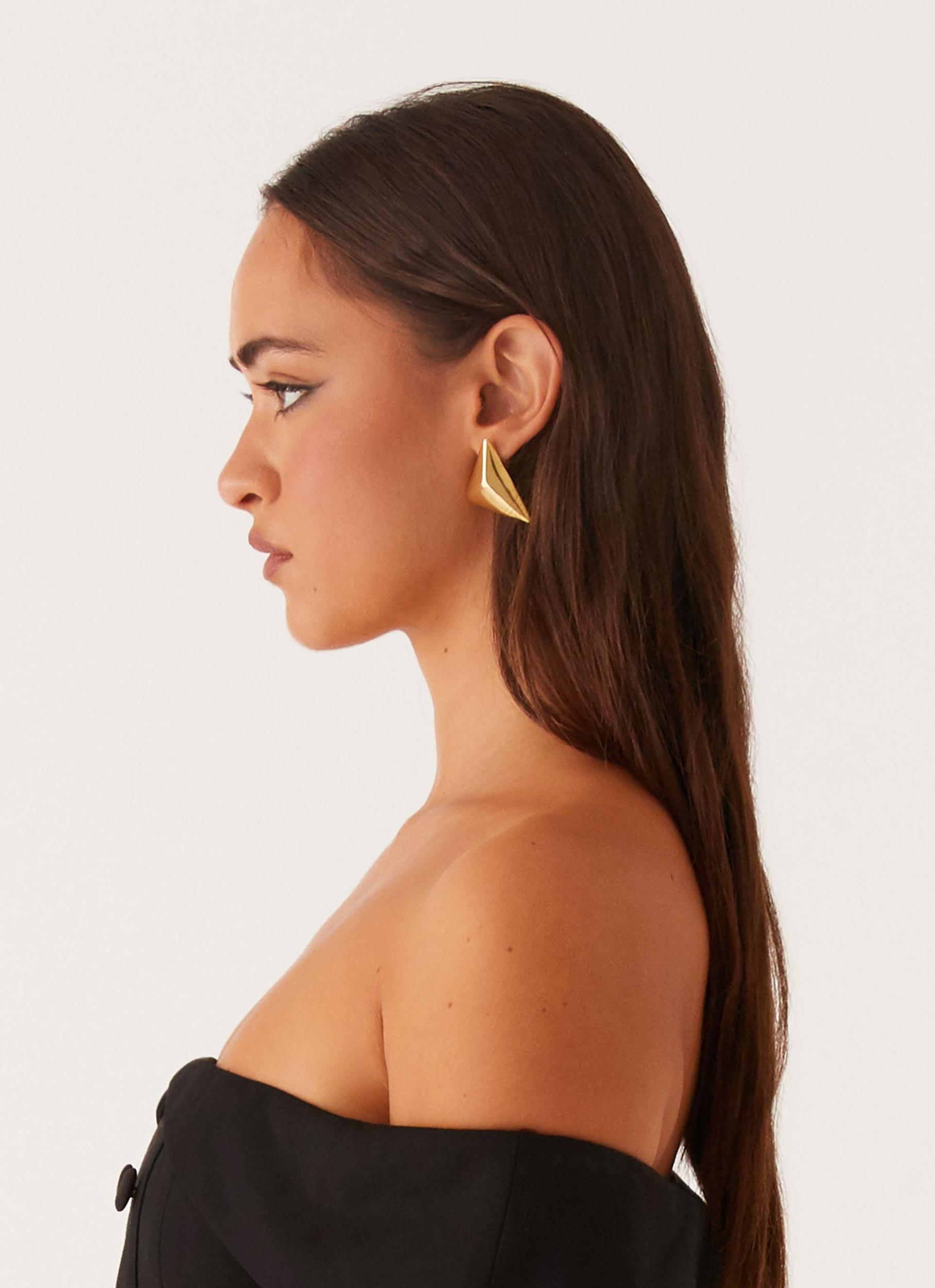 Carilynn Earrings - Gold Product Image