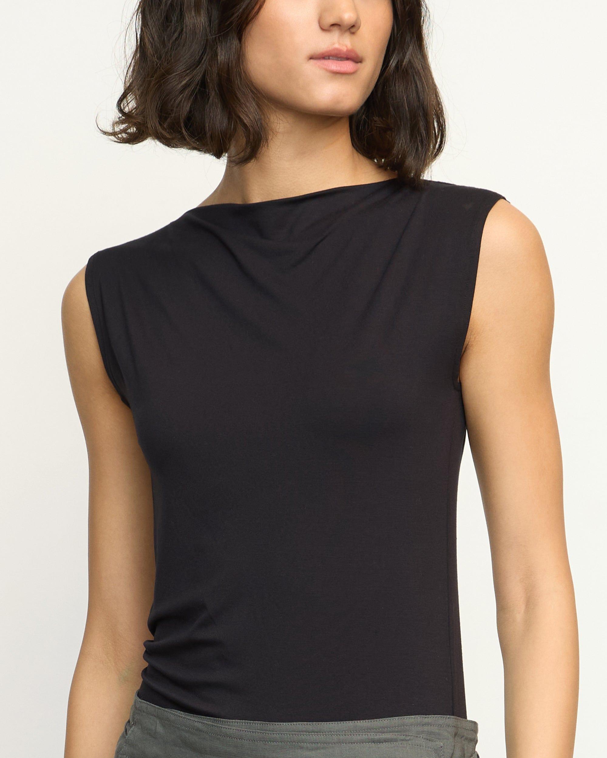Esme Sleeveless Slit-Neck Tank Product Image