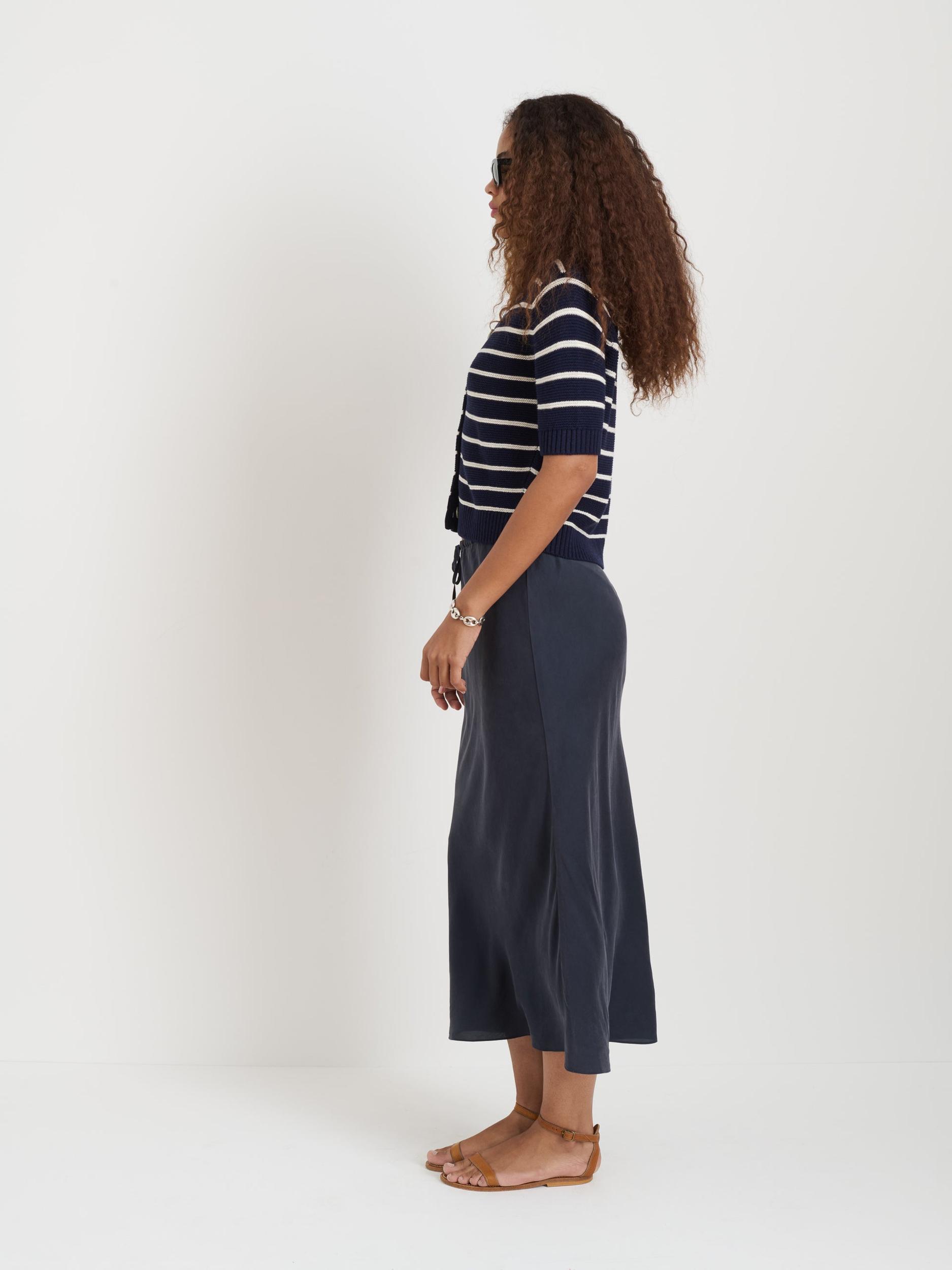 Elle Striped Sweater in Cotton Linen Product Image