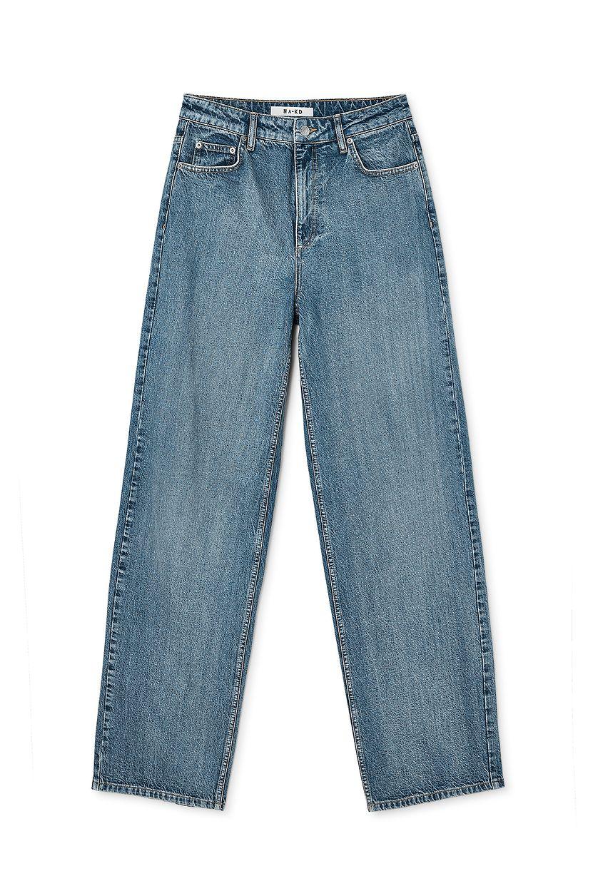 Low Waist Wide Leg Jeans Product Image
