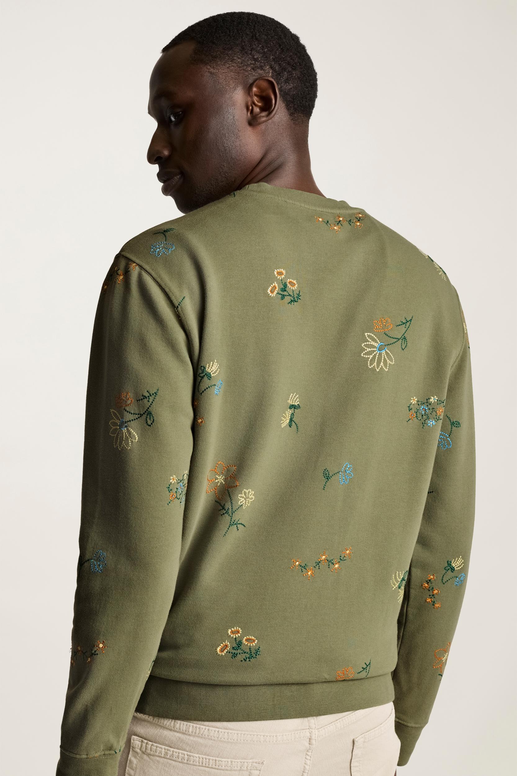 Embroidered French Terry Crew Product Image