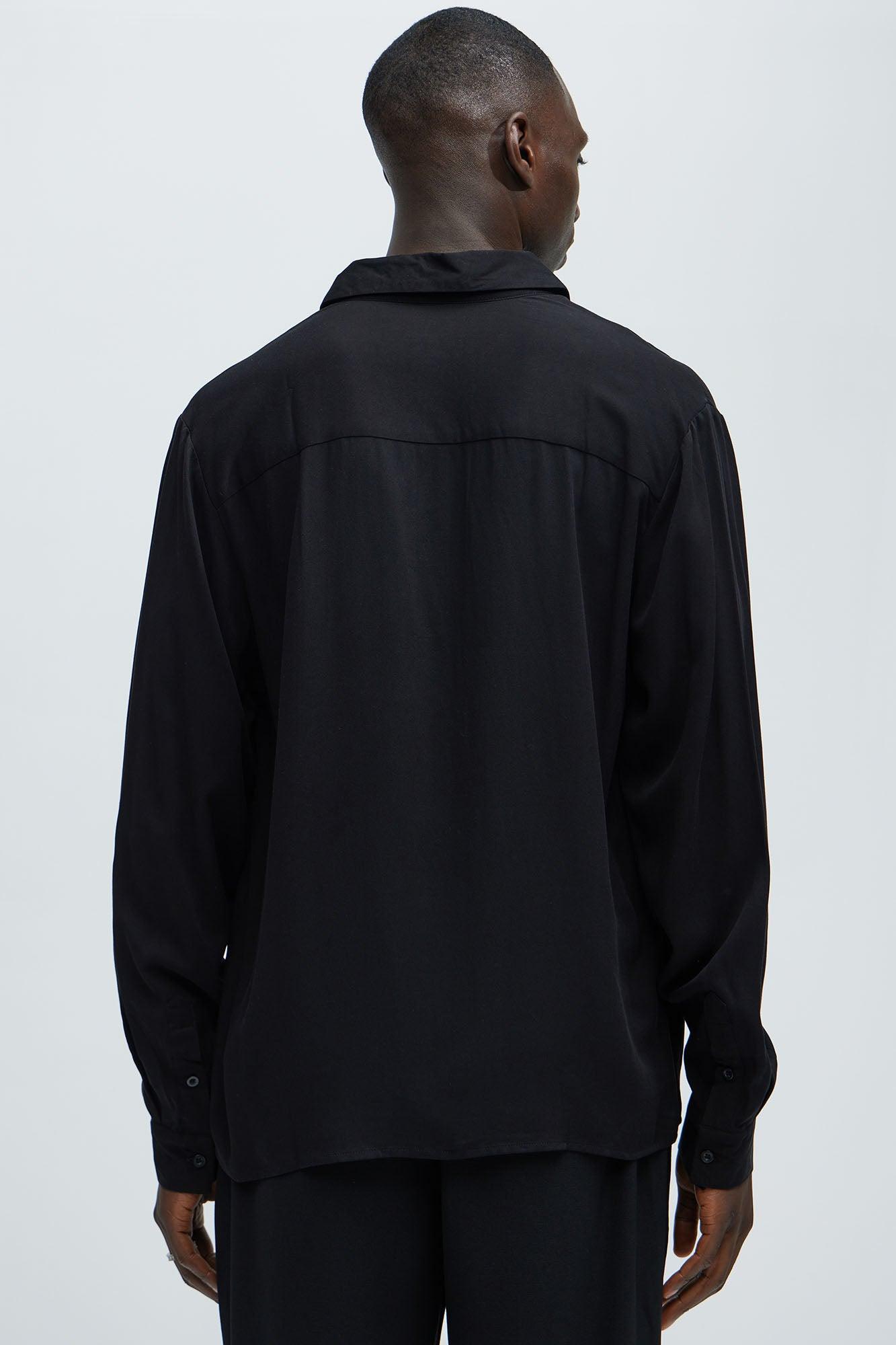 Easy Popover Shirt - Black Product Image