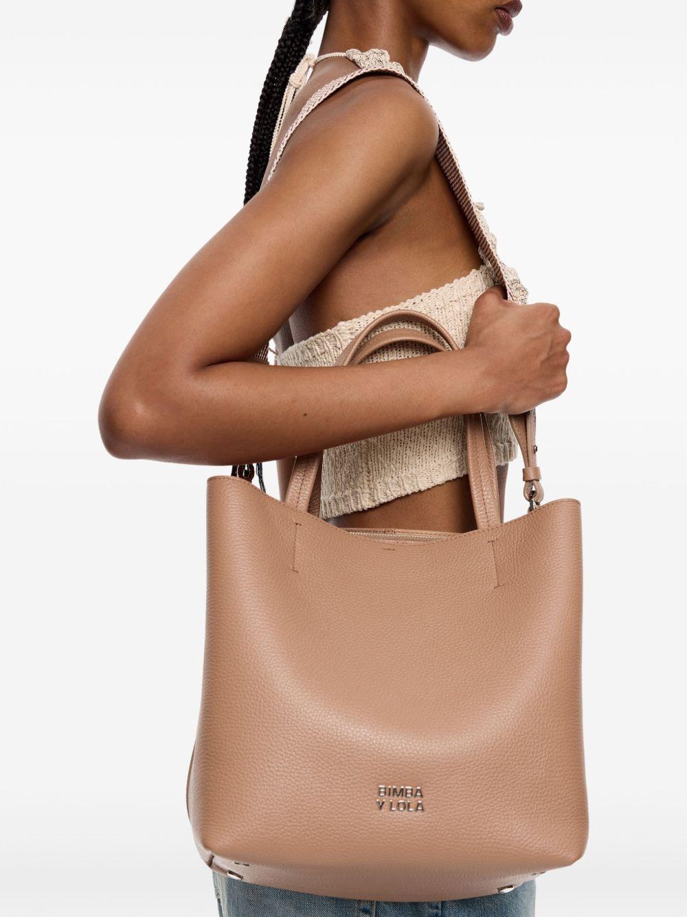 large leather tote bag Product Image