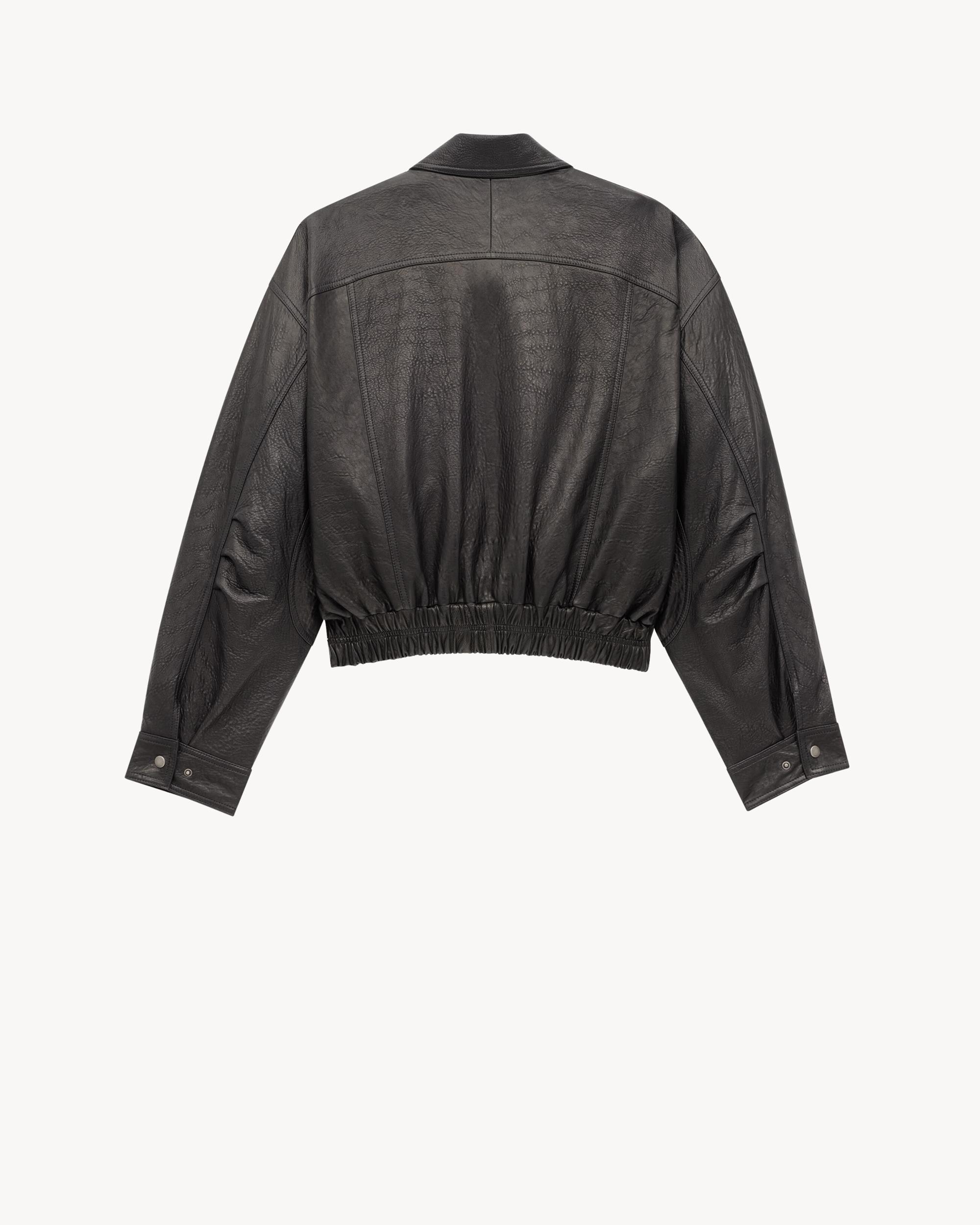 bomber jacket in lambskin Product Image