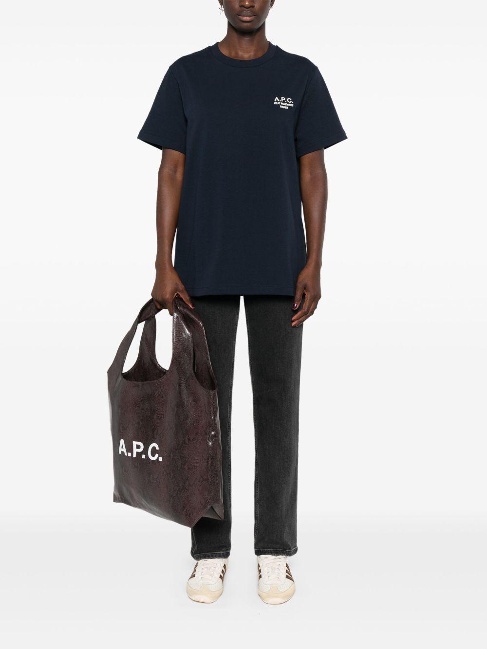 logo-embroidered cotton T-shirt Product Image