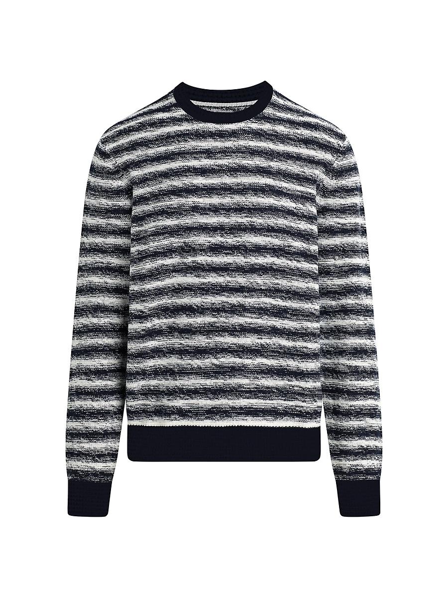 Mens Drew Striped Knit Crewneck Sweater Product Image
