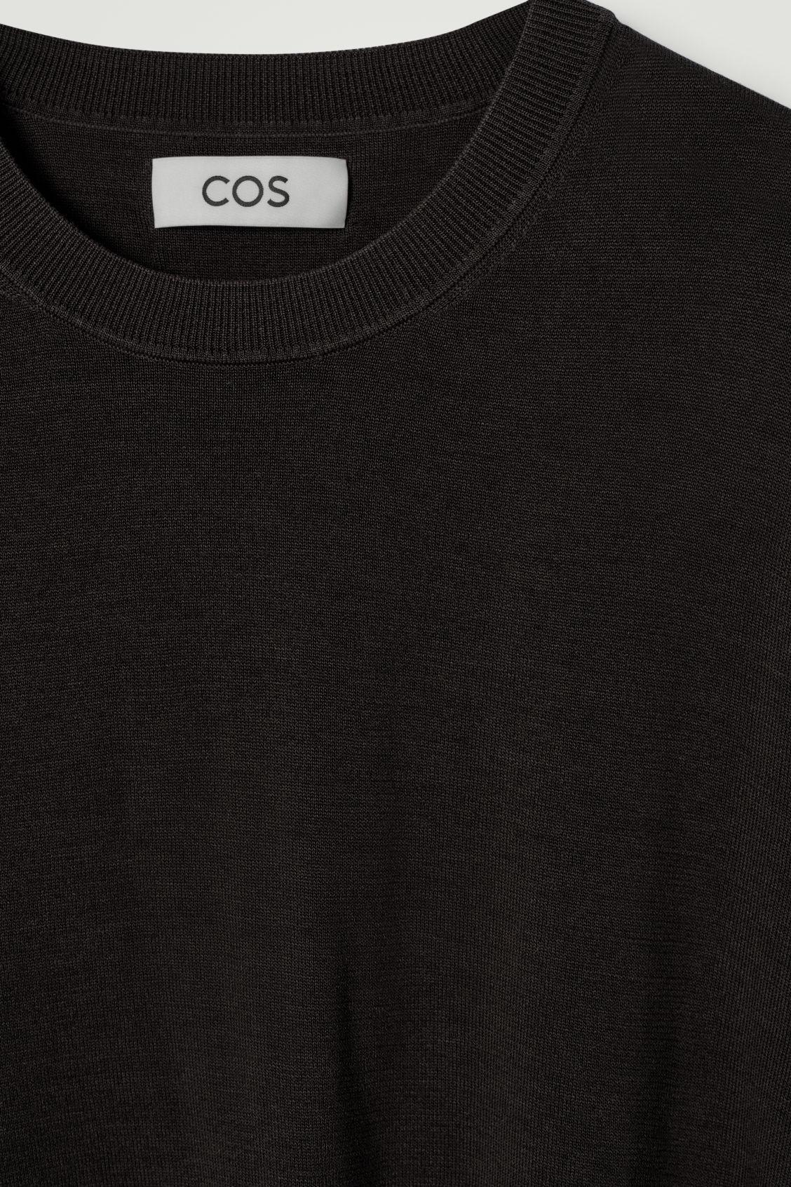 KNTTED WOOL-SILK T-SHIRT Product Image