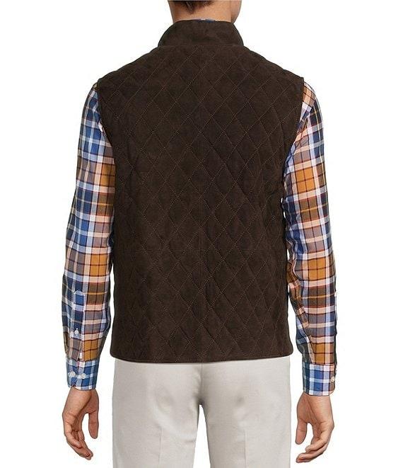 Roundtree & Yorke The Craftsman Suede Vest Product Image
