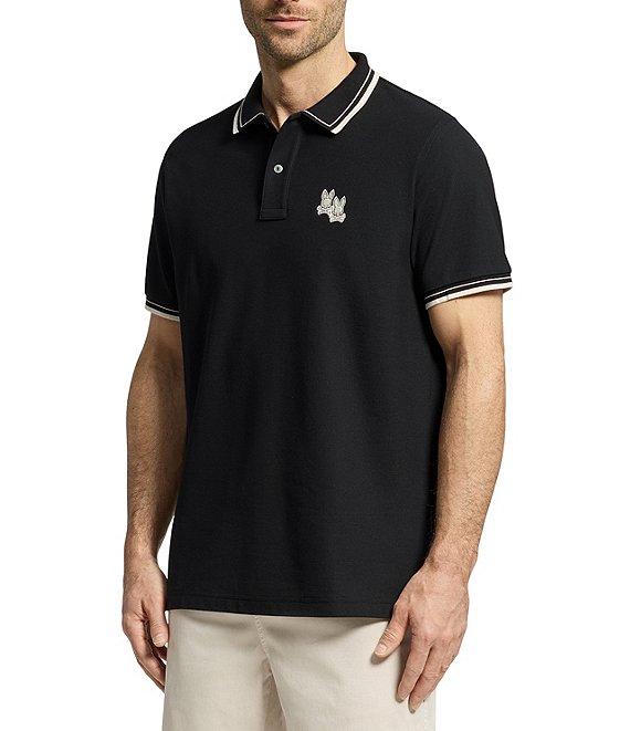 Psycho Bunny Elliot Pique Short Sleeve Polo Shirt Product Image