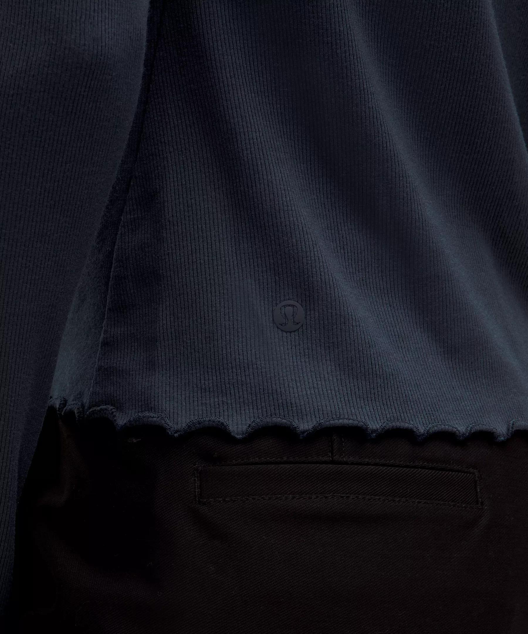 Hold Tight Lettuce-Edge Turtleneck Product Image