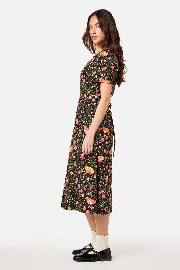 Folk Art Midi Dress Product Image
