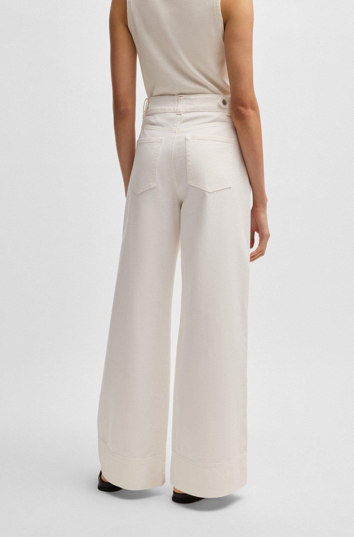 Relaxed-fit trousers in cotton twill Product Image