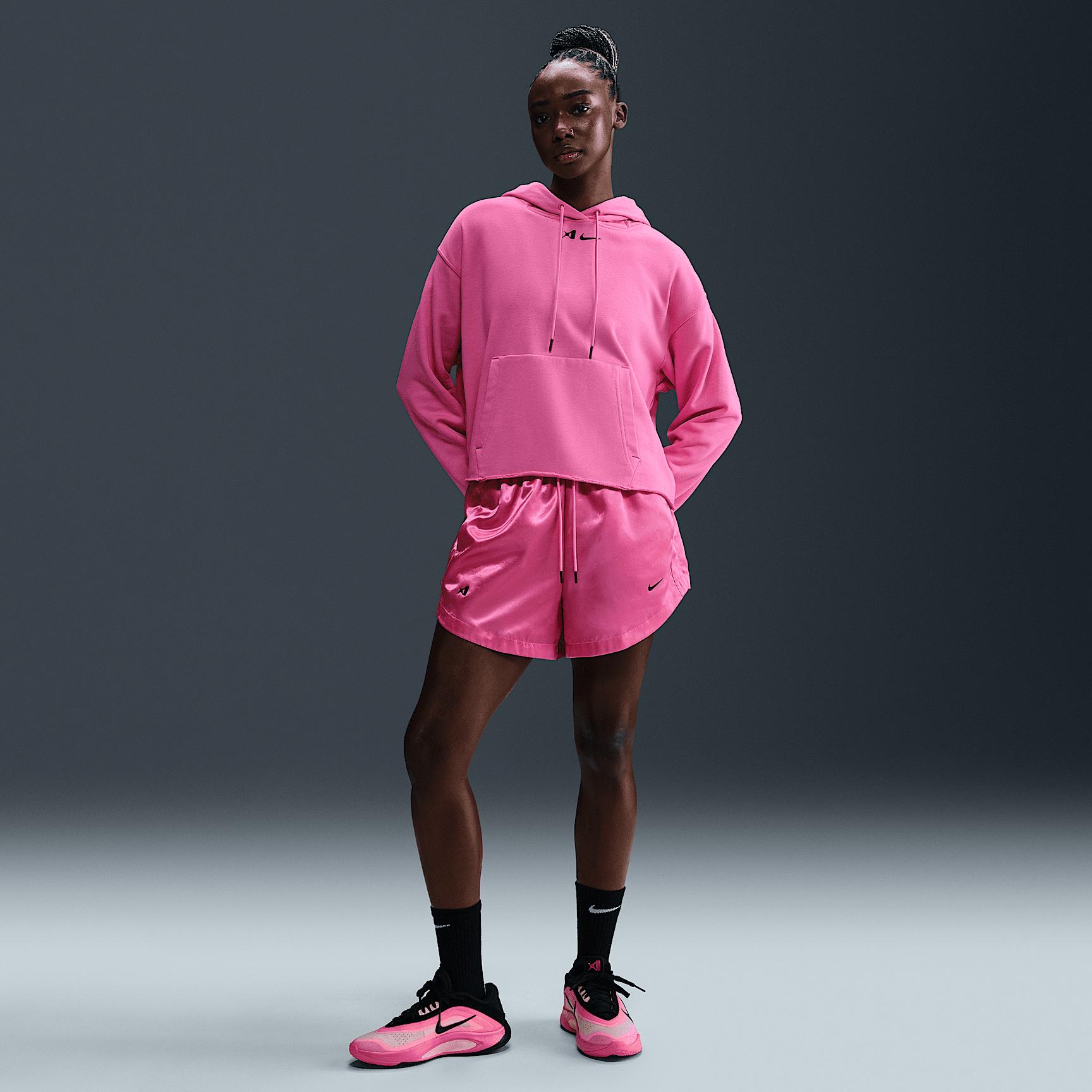 Nike Women's A'ja Wilson Oversized Cropped Basketball Hoodie Product Image
