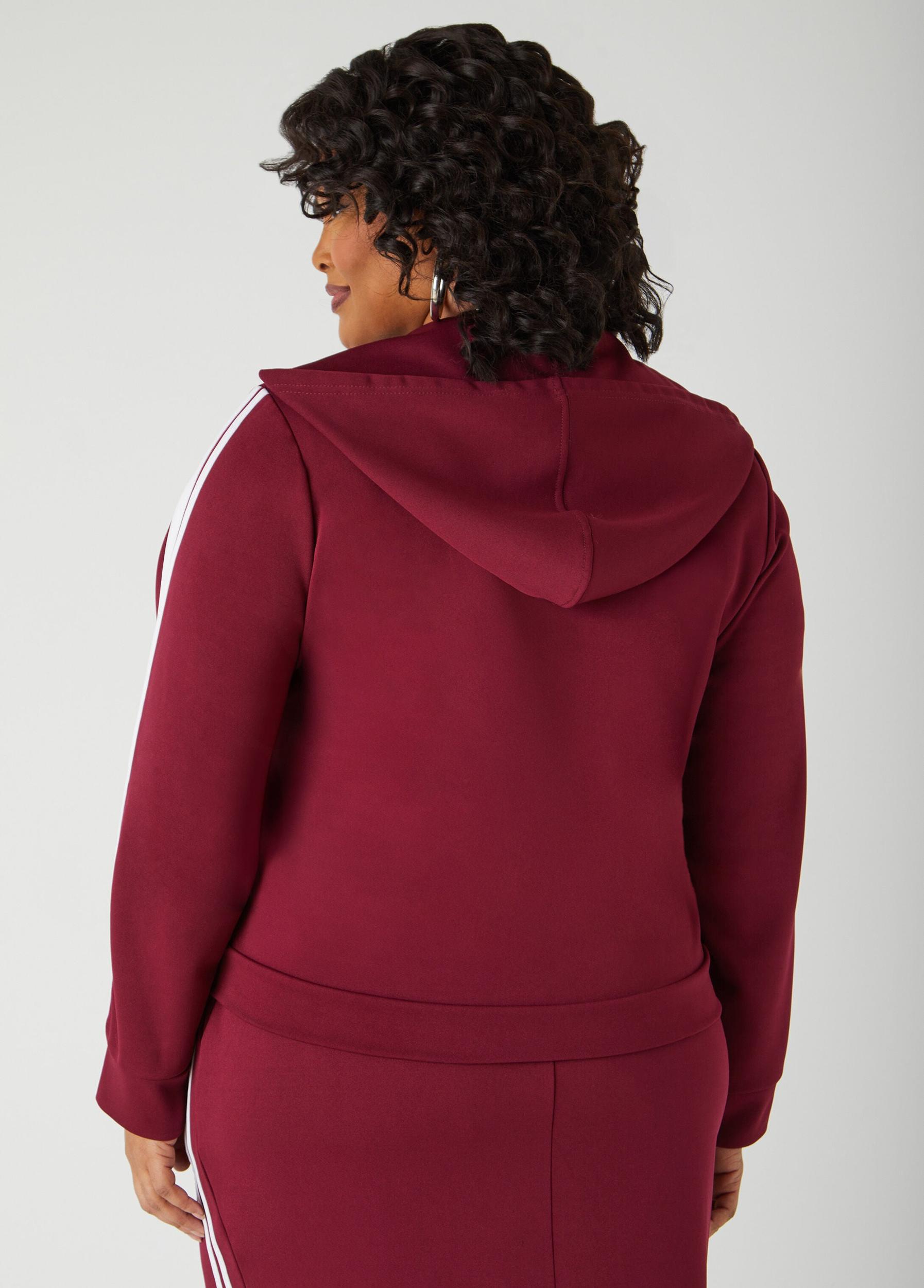 Hooded Striped Jacket Product Image