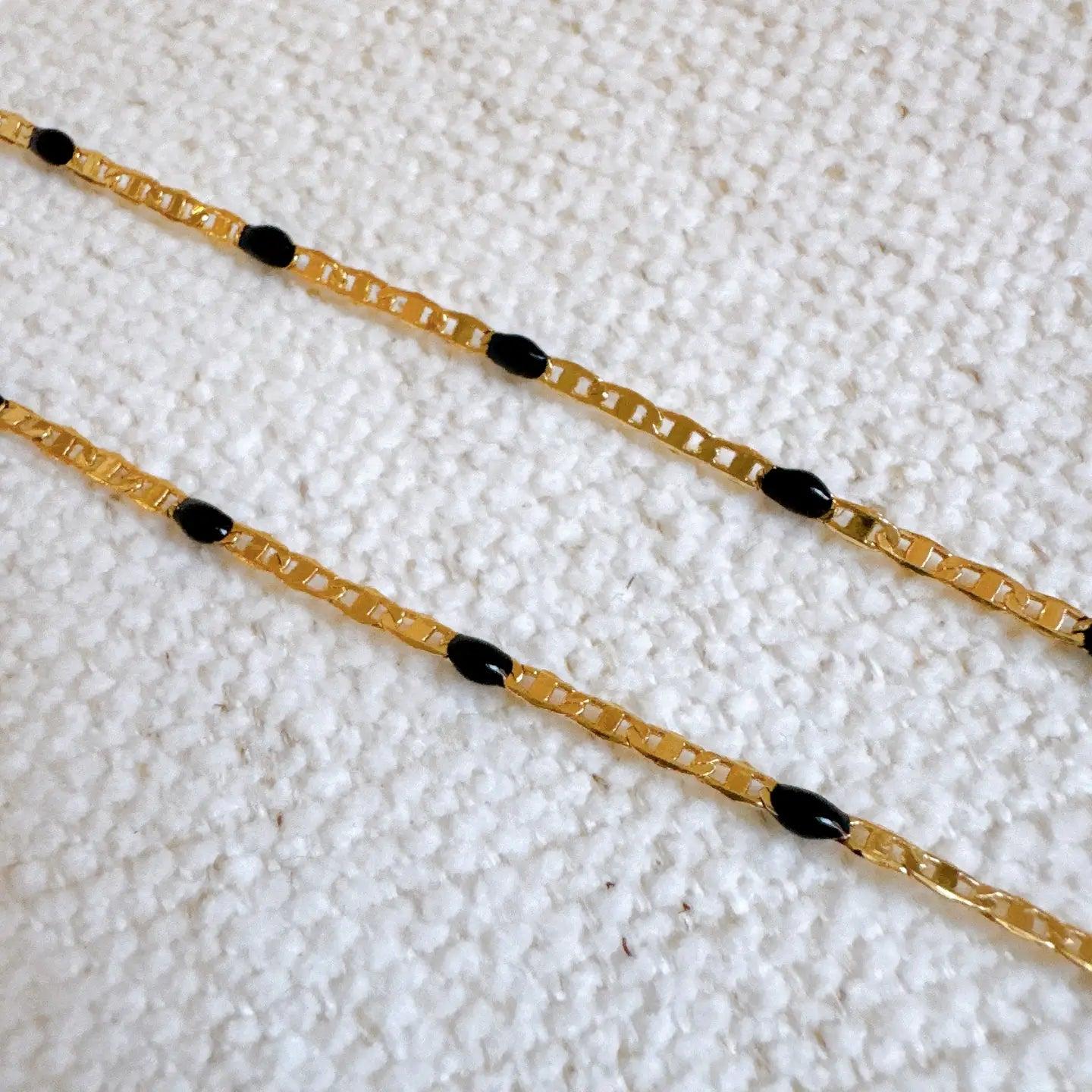 Color Pop Chain Necklace - Blue Product Image