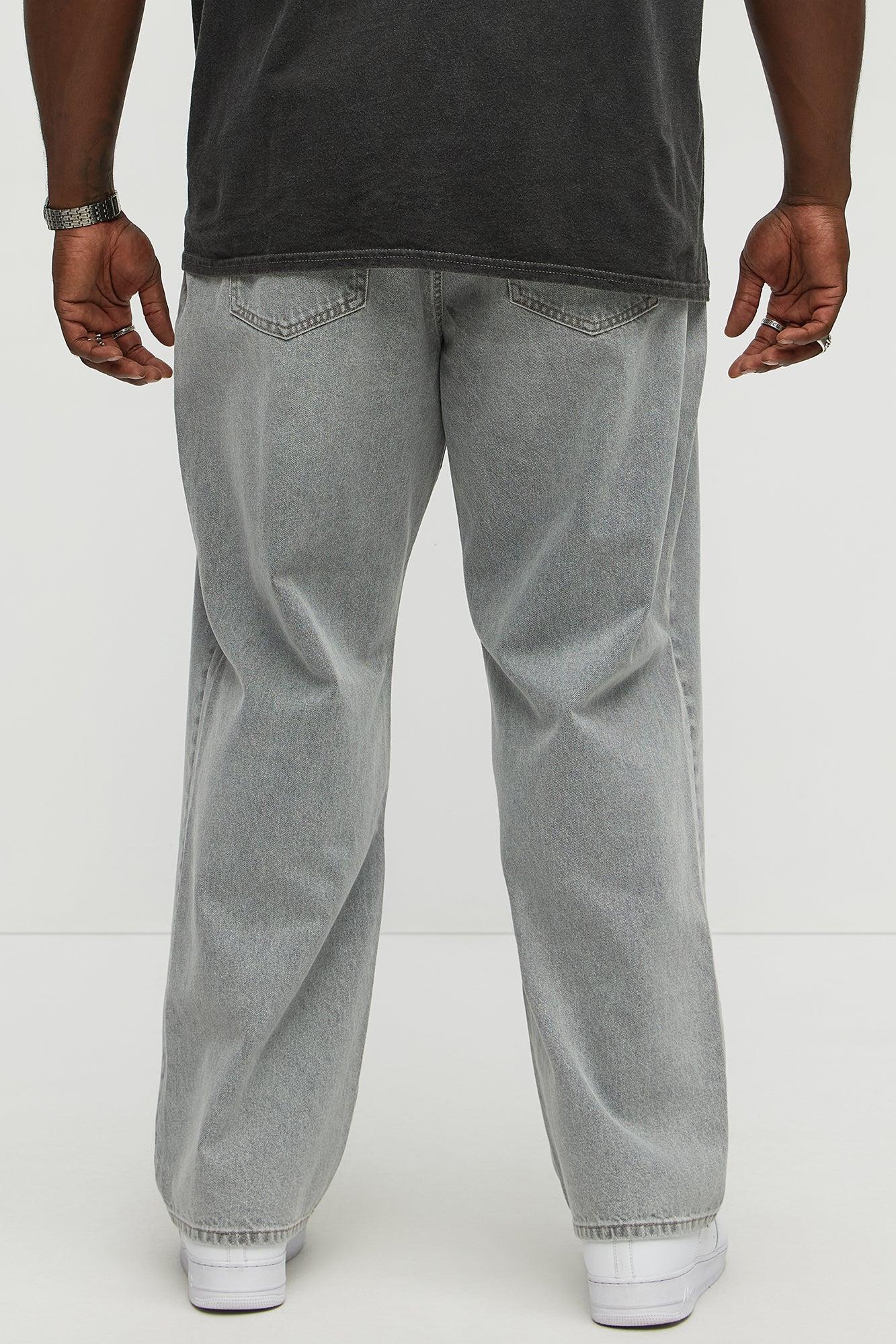 Storm Straight Jeans - Light Grey Product Image