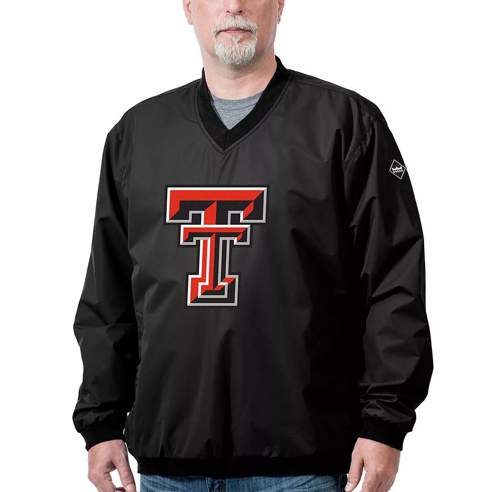 Men's Texas Tech Red Raiders Franchise Logo Pullover, Size: Small, Black Product Image