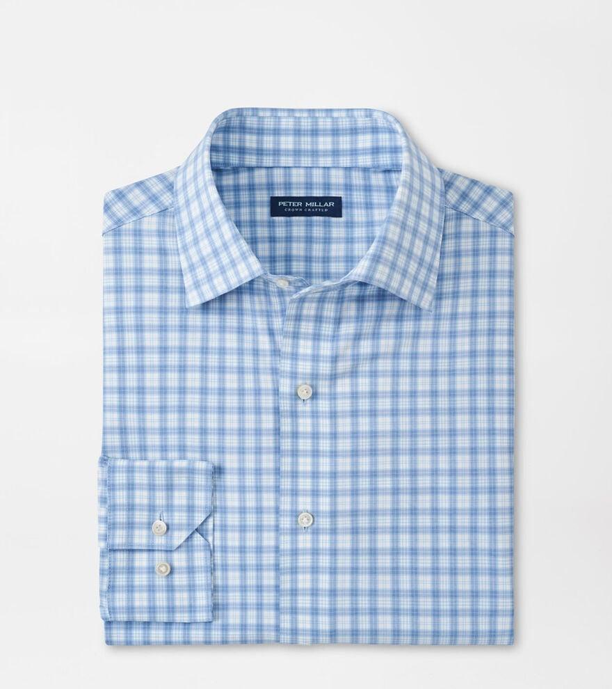 Men's Crafted Coltrane Plaid Performance Poplin Sport Shirt Product Image