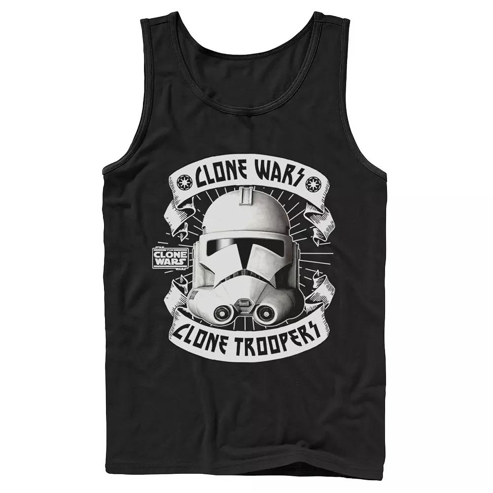 Men's Star Wars: Clone Wars Stormtrooper Portrait Tank Top,  Product Image