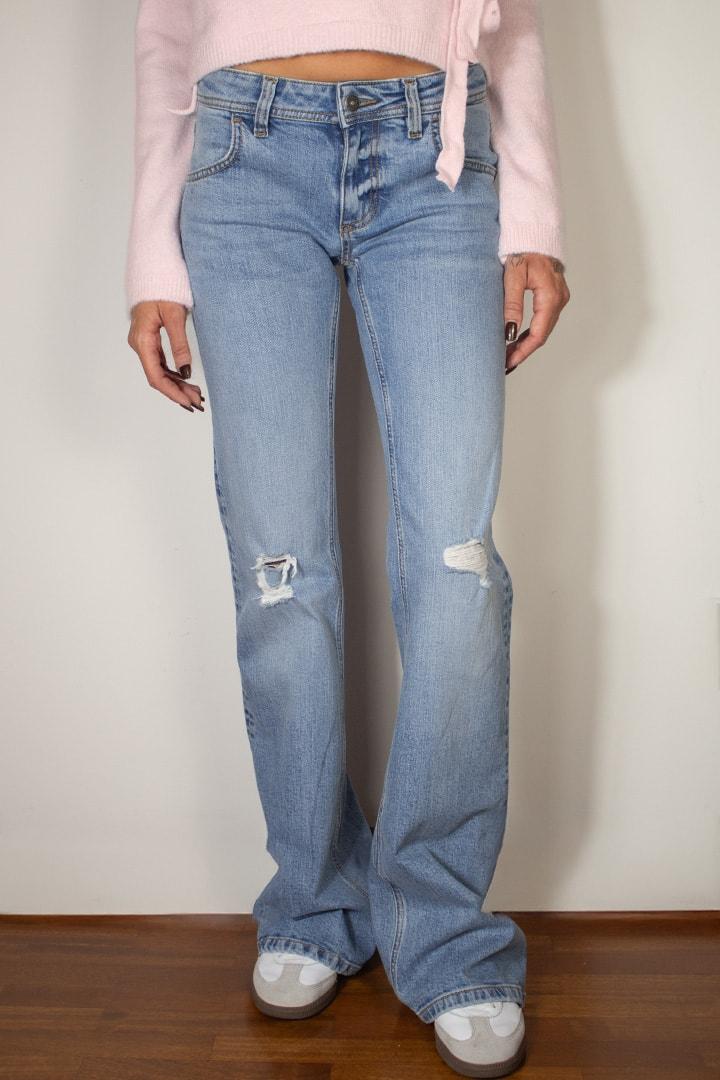 Ripped flare jeans Product Image